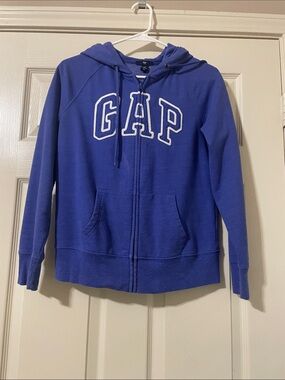 GAP Blue Full-Zip Hoodie with Logo